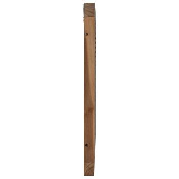 Bettkopfteil Natur Massivholz Teak