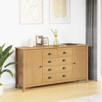 ARDEBO.de - Sideboard HILL Honigbraun 154 x 40 x 80 cm Massives Kiefernholz