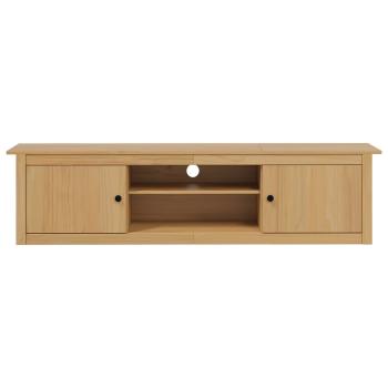 TV Rack HILL 158 x 40 x 39,5 cm Honigbraun Massives Kiefernholz