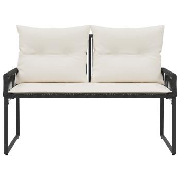 Bank Outdoor 2 -Seater 4 stk. 110 x 59 x 82 cm Poly-Rattan