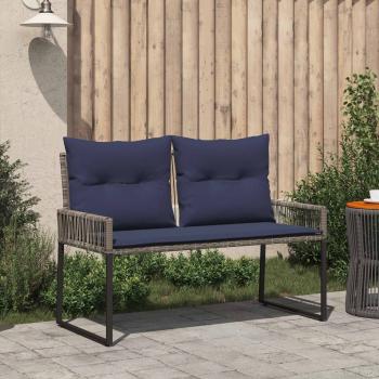 Bank Outdoor 2 -Seater 4 stk. 110 x 59 x 82 cm Poly-Rattan