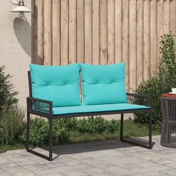 Bank Outdoor 2 -Seater 4 stk. 110 x 59 x 82 cm Poly-Rattan