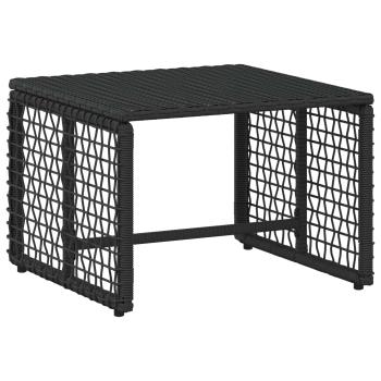 Gartenmöbel-Set 5 Stk. Schwarz und Weiß