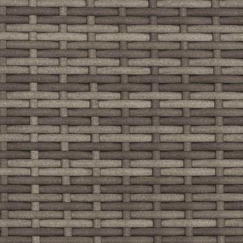 Garten-Fußhocker Grau und Marineblau 80 x 38 x 42 cm PE-Rattan