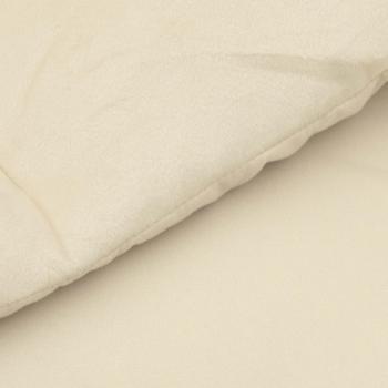 Ganzjahresbettdecke 200 x 240 cm 4 Jahreszeiten Creme