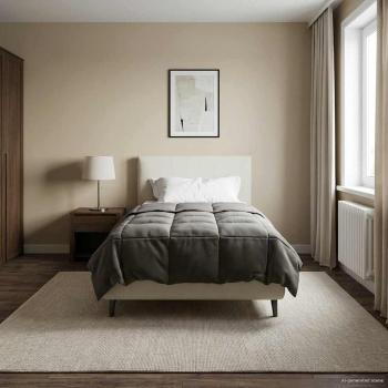 ARDEBO.de - Winterbettdecke 140 x 220 cm Winter Mikrofaser (100% Polyester)