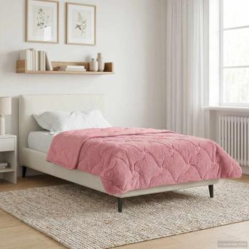 ARDEBO.de - Sommerdecke 155 x 200 cm Sommer Rosa Atmungsaktiv