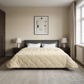 Sommerdecke 200 x 200 cm Sommer Creme Atmungsaktiv