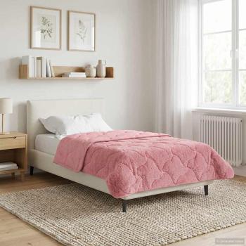 Winterbettdecke 140 x 220 cm Winter Rosa Atmungsaktiv