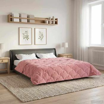 Winterbettdecke 200 x 240 cm Winter Rosa Atmungsaktiv