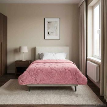 ARDEBO.de - Winterbettdecke 140 x 220 cm Winter Rosa Atmungsaktiv