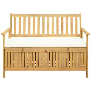 Garten-Aufbewahrungsbank 2 -Seater 120 x 63 x 84 cm Rechteckig