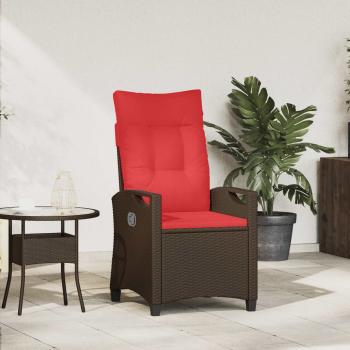 ARDEBO.de - Verstellbarer Gartenstuhl 56 x 60 x 112 cm Stahl