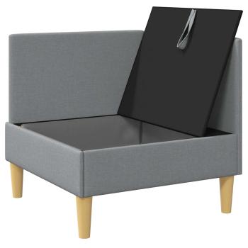 Sofa mit Stauraum Stoff