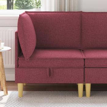 ARDEBO.de - Sofa mit Stauraum Stoff