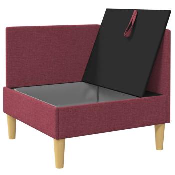 Sofa mit Stauraum Stoff