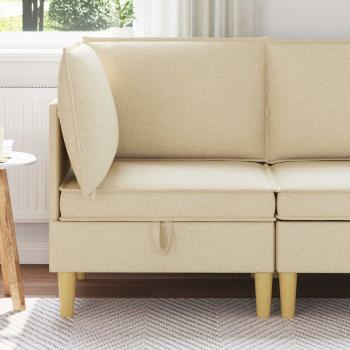 ARDEBO.de - Sofa mit Stauraum Stoff