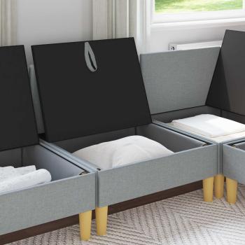 Sofa mit Stauraum Stoff