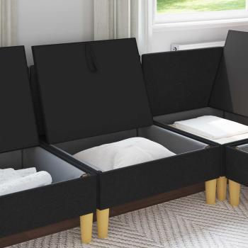 Sofa mit Stauraum Stoff