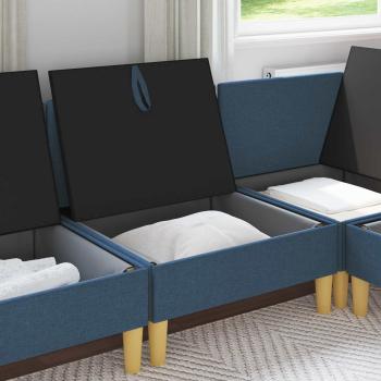 Sofa mit Stauraum Stoff