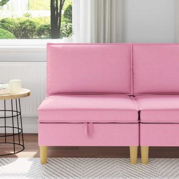 ARDEBO.de - Sofa mit Stauraum Stoff