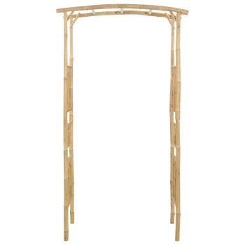 Gartenbogen Natur 110 x 40 x 205 cm Bambus