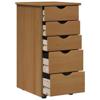 Schrank 34 x 39 x 61,5 cm Massivholz Kiefer Honigbraun