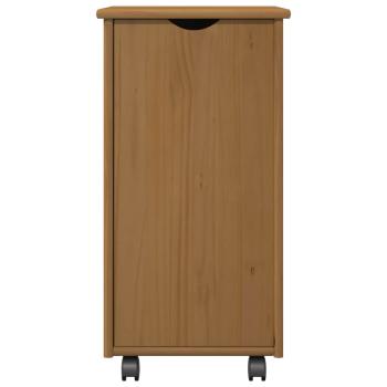 Rollschrank Honigbraun 34 x 39 x 65,5 cm Massivholz Kiefer