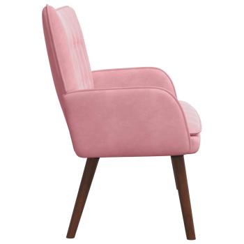 2-Sitzer Sofa Rosa 115 x 61 x 87 cm Samt