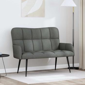 ARDEBO.de - 2-Sitzer Sofa Dunkelgrau 115 x 61 x 87 cm Stoff