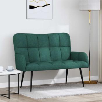 ARDEBO.de - 2-Sitzer Sofa Dunkelgrün 115 x 61 x 87 cm Stoff