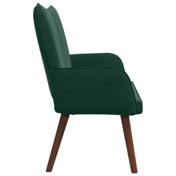 2-Sitzer Sofa Dunkelgrün 115 x 61 x 87 cm Samt