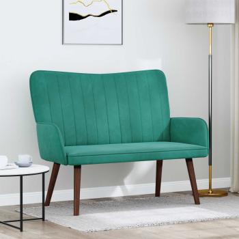 ARDEBO.de - 2-Sitzer Sofa Türkis 115 x 61 x 87 cm Samt