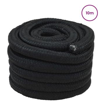 Bootsseil 3 mm 10 m Schwarz PP