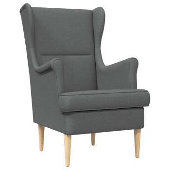 Sessel Dunkelgrau Stoff