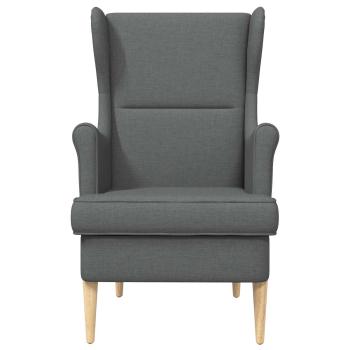 Sessel Dunkelgrau Stoff
