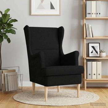 ARDEBO.de - Sessel Schwarz Stoff