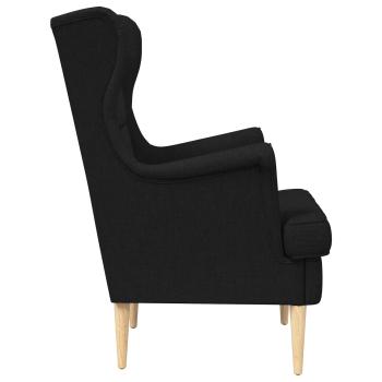 Sessel Schwarz Stoff