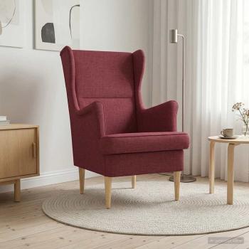 ARDEBO.de - Sessel Weinrot Stoff
