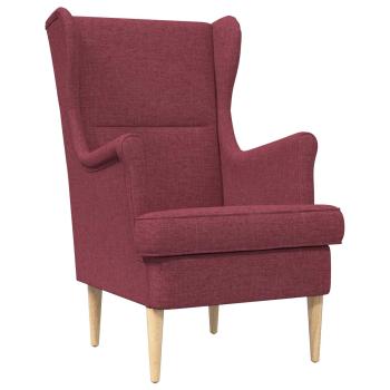 Sessel Weinrot Stoff