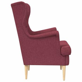 Sessel Weinrot Stoff