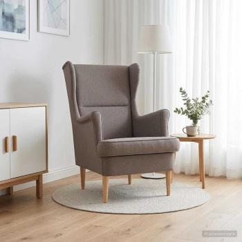 Sessel Taupe Stoff