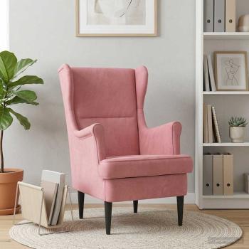 ARDEBO.de - Sessel Rosa Samt