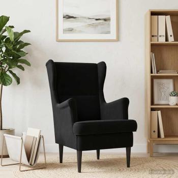 ARDEBO.de - Sessel Schwarz Samt
