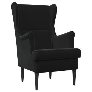 Sessel Schwarz Samt