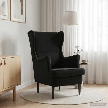 Sessel Schwarz Samt