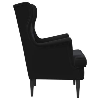 Sessel Schwarz Samt