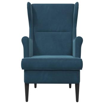 Sessel Blau Samt
