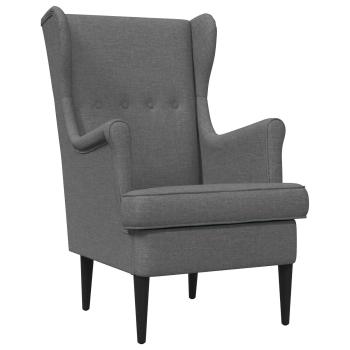Sessel Dunkelgrau Stoff