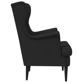 Sessel Schwarz Stoff